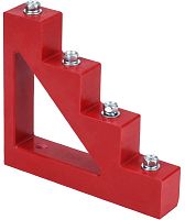 Изолятор силовой ступенчатый тип "Лесенка" IEK ИС4-30 (М8) с болтом красный картинка 